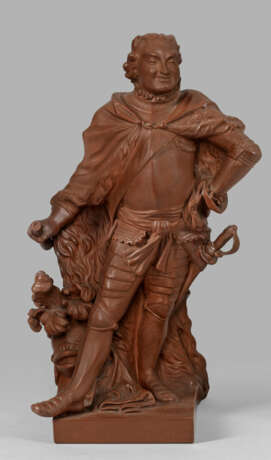Seltene Meissen Figur "August der Starke im deutschen Habit" - photo 1