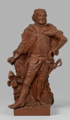 Seltene Meissen Figur "August der Starke im deutschen Habit"