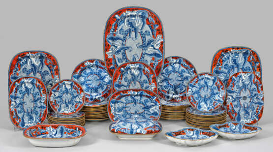 Außergewöhnliches und seltenes Speise-Teilservice - Foto 1