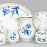 Mokkaservice mit Dekor "Blaue Blume" - фото 1