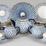 Russisches Teeservice mit Dekor "Kobaltnetz" - photo 1