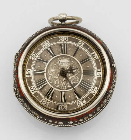 Friedberger Doppelgehäuse-Spindeltaschenuhr - photo 1 Friedberger Doppelgehäuse-Spindeltaschenuhr - photo 1