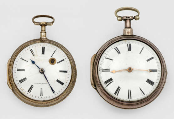 Zwei Spindeltaschenuhren - photo 1 Zwei Spindeltaschenuhren - photo 1