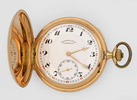 Savonette-Taschenuhr von Union Glashütte - photo 1 Savonette-Taschenuhr von Union Glashütte - photo 1