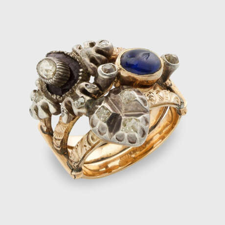 Belle Epoque Saphir-Diamantring - photo 1