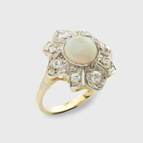 Jugendstil-Opalring - photo 1 Jugendstil-Opalring - photo 1