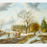 Dutch Artist, Landscape , Oil Canvas, 19./20. Century - photo 1