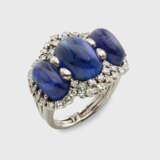 Extravaganter Saphir-Diamant-Ring - photo 1