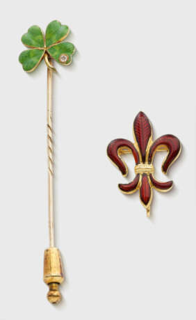 Zwei Emaille-Broschen - фото 1 Zwei Emaille-Broschen - фото 1