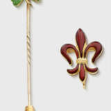 Zwei Emaille-Broschen - фото 1