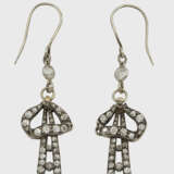 Paar Jugendstil-Diamant-Ohrgehänge - фото 1