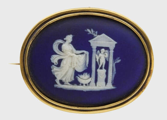 Wedgwood-Brosche - Foto 1 Wedgwood-Brosche - Foto 1