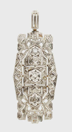 Art Déco-Diamantanhänger - photo 1