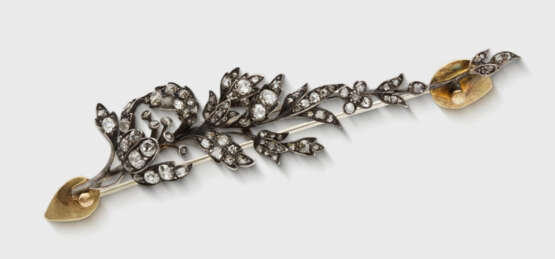 Jugendstil-Diamantbrosche - photo 1