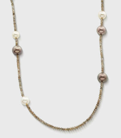 Extravagante Diamant-Perl-Sautoir - photo 1