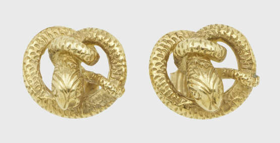 Paar Schlangen-Ohrringe - фото 1 Paar Schlangen-Ohrringe - фото 1
