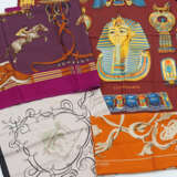 Vier Vintage Seidentücher von HERMÈS - photo 1