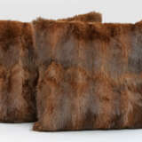 Paar Pelzkissen - Foto 1