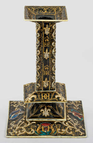 Prächtiger Historismus-Emailleuchter - photo 1 Prächtiger Historismus-Emailleuchter - photo 1