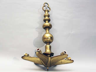 Sabath Lamp, Bronze gilded, 18./19. Century