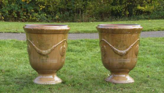 Paar große Pflanzgefäße - Foto 1