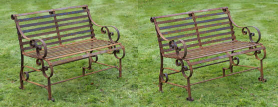 Paar Gartenbänke - photo 1 Paar Gartenbänke - photo 1