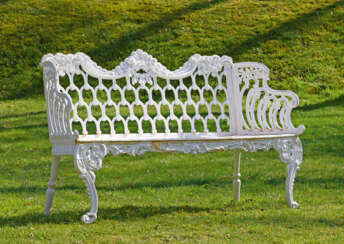 Viktorianische Gartenbank