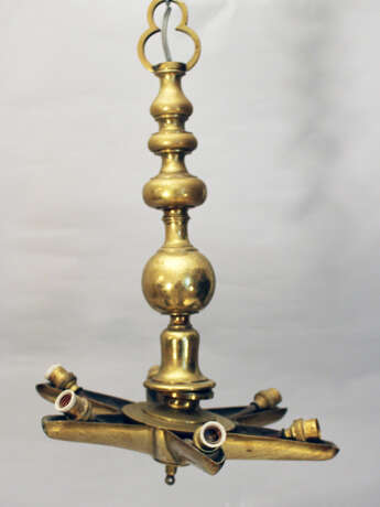 Sabath Lamp, Bronze gilded, 18./19. Century - Foto 3