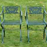 Satz von vier Garten-Armlehnstühlen - photo 1