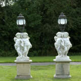 Paar große repräsentative Parklaternen im Barock-Stil - photo 1