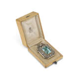 FABERGÉ DIAMOND AND AQUAMARINE PENDANT - photo 2