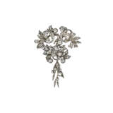 LATE 19TH CENTURY DIAMOND CORSAGE BROOCH - photo 1