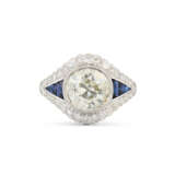 DIAMOND AND SAPPHIRE RING - photo 2