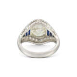 DIAMOND AND SAPPHIRE RING - photo 3