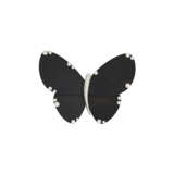 VAN CLEEF & ARPELS WOOD AND DIAMOND BUTTERFLY BROOCH - photo 1