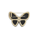 VAN CLEEF & ARPELS WOOD AND DIAMOND BUTTERFLY BROOCH - photo 2