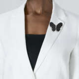 VAN CLEEF & ARPELS WOOD AND DIAMOND BUTTERFLY BROOCH - photo 3