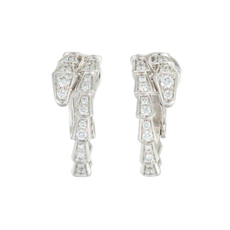 BULGARI DIAMOND AND GOLD 'SERPENTI VIPER' RING AND EARRING SET - photo 5