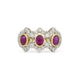 BUCCELLATI RUBY AND DIAMOND RING - photo 2