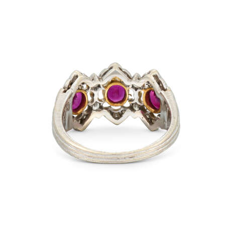 BUCCELLATI RUBY AND DIAMOND RING - photo 3