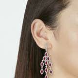 RUBY AND DIAMOND EARRINGS - photo 3