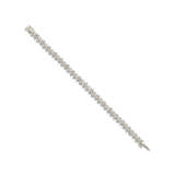 TIFFANY & CO. PLATINUM AND DIAMOND 'VICTORIA' BRACELET - photo 2