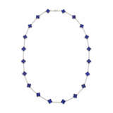 VAN CLEEF & ARPELS LAPIS LAZULI ‘ALHAMBRA’ LONGCHAIN NECKLACE - Foto 3