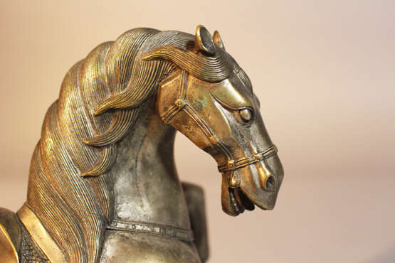 Asian Bronze, silvered, Horse, Qing Dynasty - photo 3