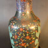 Cloisonné Vase, Asian, curved server, Qing Dynasty - Foto 2