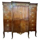 Late 19th Century Louis XV Transition-Style Cabinet Wood Late 19th century - photo 1