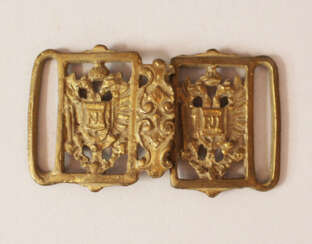 Austrian belt buckle, bronze, 19. century