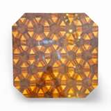 Art Deco style pedestal table with wooden marquetry circa 1980 Bois naturel 20th century - photo 5