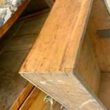 Curved Louis XV Sauteuse Commode in Floral Marquetry 18th Century Wood 18th century - photo 3