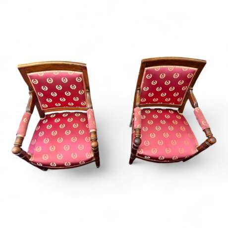 Pair of 19th Century Armchairs from the Empire Period Wood Empire 19th century - photo 5 Pair of 19th Century Armchairs from the Empire Period Wood Empire 19th century - photo 5